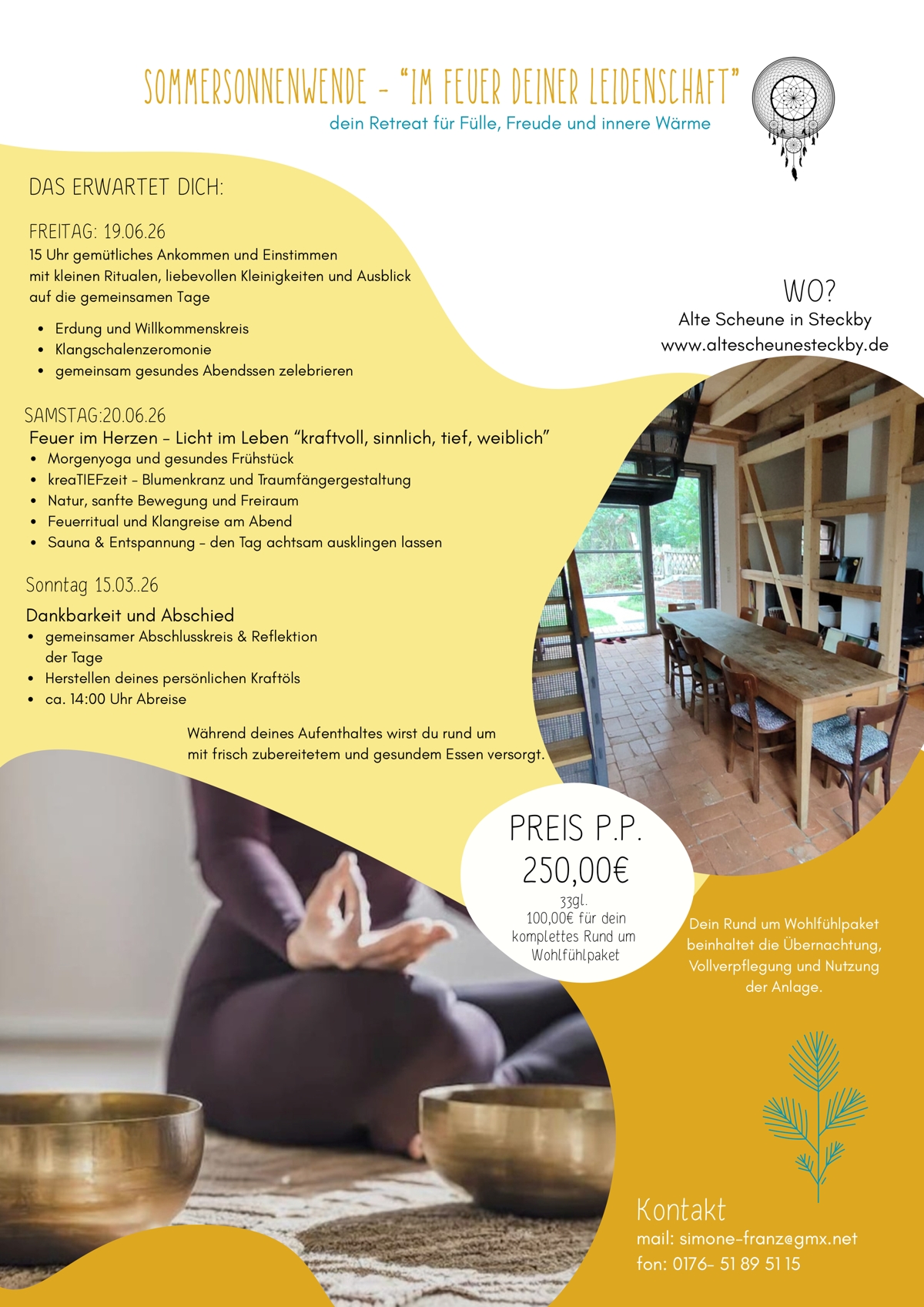 Angebot Retreat-Wochenende Fortsetzung