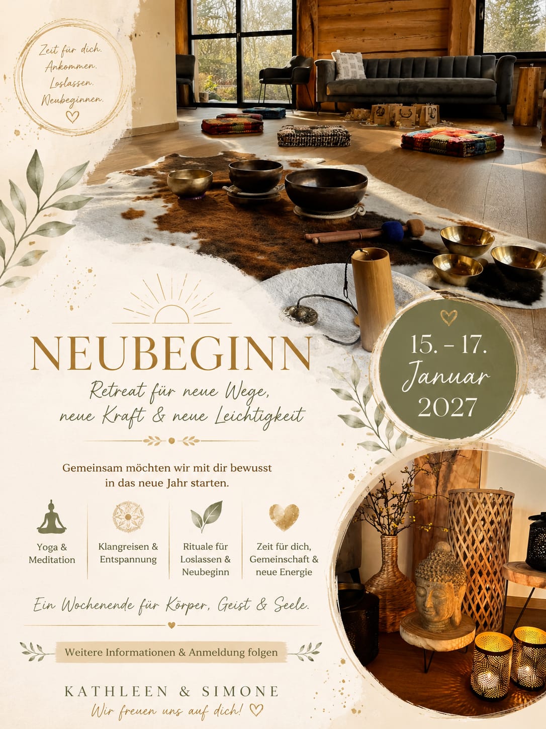 Angebot Retreat-Wochenenden 2027