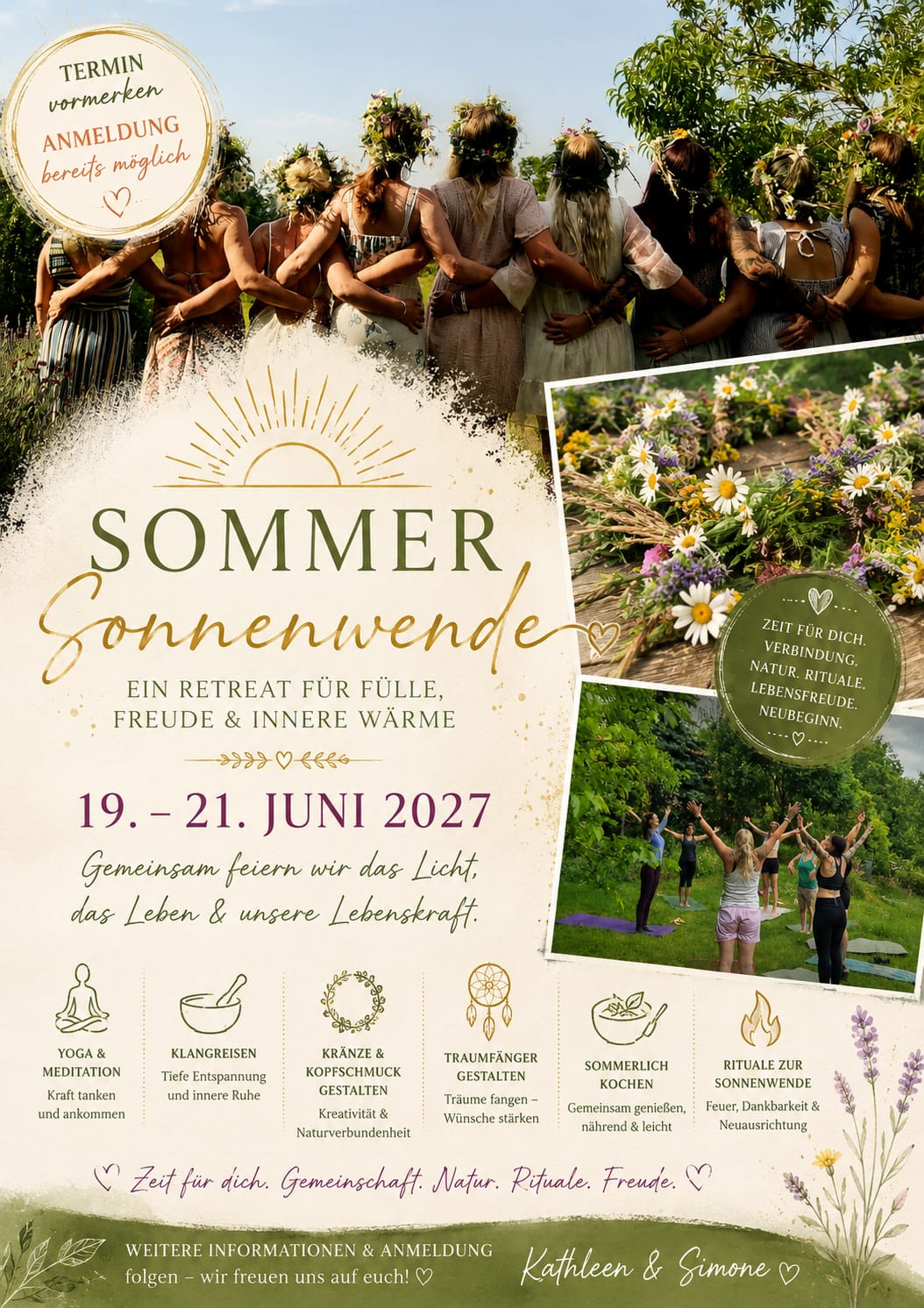 Retreat-Wochenende Angebot Retreat-Wochenende Juni 2027